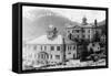 City Hall and Courthouse in Juneau, Alaska Photograph - Juneau, AK-Lantern Press-Framed Stretched Canvas