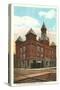 City Hall and Fire Station, Corning, New York-null-Stretched Canvas