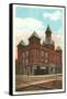 City Hall and Fire Station, Corning, New York-null-Framed Stretched Canvas