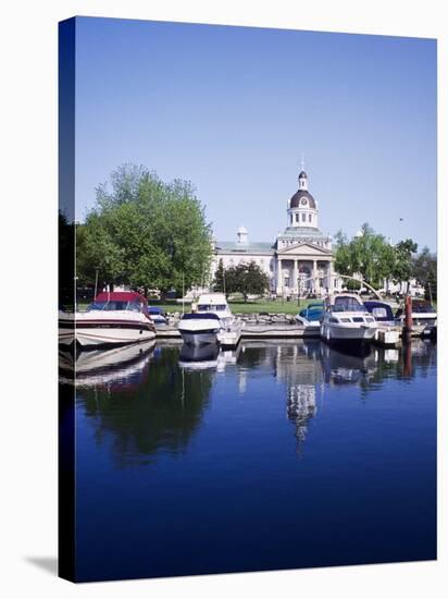City Hall and Marina, Kingston Ontario, Canada-Mark Gibson-Stretched Canvas