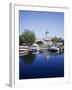 City Hall and Marina, Kingston Ontario, Canada-Mark Gibson-Framed Premium Photographic Print