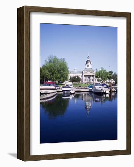 City Hall and Marina, Kingston Ontario, Canada-Mark Gibson-Framed Photographic Print