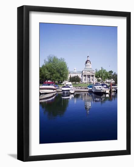 City Hall and Marina, Kingston Ontario, Canada-Mark Gibson-Framed Photographic Print