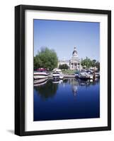 City Hall and Marina, Kingston Ontario, Canada-Mark Gibson-Framed Photographic Print