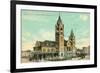 City Hall and Market House, Houston, Texas-null-Framed Premium Giclee Print