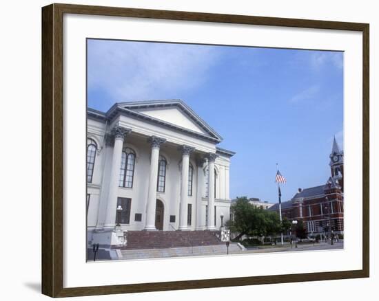 City Hall and Thalian Hall Performing Arts Center, Wilmington, North Carolina-Lynn Seldon-Framed Photographic Print