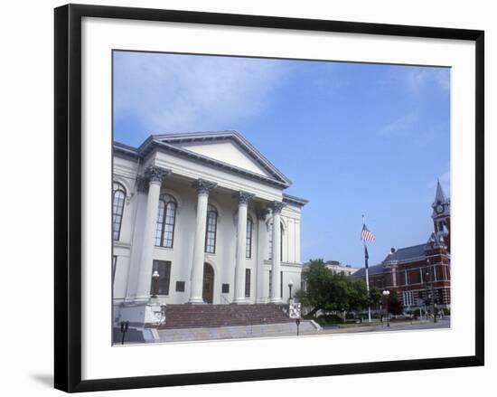 City Hall and Thalian Hall Performing Arts Center, Wilmington, North Carolina-Lynn Seldon-Framed Photographic Print