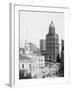 City Hall and World Building, New York-null-Framed Photo