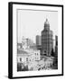 City Hall and World Building, New York-null-Framed Photo