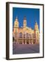 City Hall at Dusk, Gyor, Western Transdanubia, Hungary, Europe-Ian Trower-Framed Photographic Print