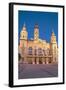 City Hall at Dusk, Gyor, Western Transdanubia, Hungary, Europe-Ian Trower-Framed Photographic Print