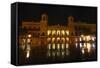 City Hall at Night, Old San Juan, Puerto Rico-George Oze-Framed Stretched Canvas