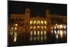 City Hall at Night, Old San Juan, Puerto Rico-George Oze-Mounted Photographic Print