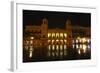 City Hall at Night, Old San Juan, Puerto Rico-George Oze-Framed Photographic Print