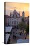 City Hall at Sunset, Market Square, Old Town, Rzeszow, Poland, Europe-Frank Fell-Stretched Canvas