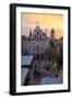 City Hall at Sunset, Market Square, Old Town, Rzeszow, Poland, Europe-Frank Fell-Framed Photographic Print