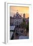 City Hall at Sunset, Market Square, Old Town, Rzeszow, Poland, Europe-Frank Fell-Framed Photographic Print