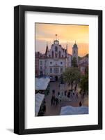 City Hall at Sunset, Market Square, Old Town, Rzeszow, Poland, Europe-Frank Fell-Framed Photographic Print