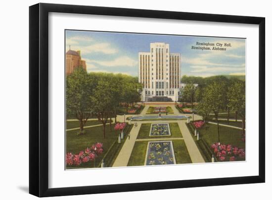 City Hall, Birmingham, Alabama-null-Framed Art Print