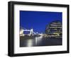 City Hall Building, Home of the Greater London Authority, Tower Bridge over the River Thames, Borou-Kimberley Coole-Framed Photographic Print