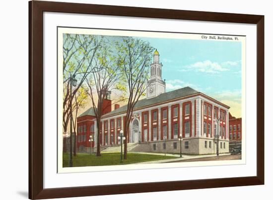 City Hall, Burlington, Vermont-null-Framed Premium Giclee Print