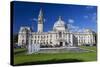 City Hall, Cardiff Civic Centre, Wales, United Kingdom, Europe-Billy Stock-Stretched Canvas