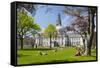 City Hall, Cardiff, Wales, United Kingdom, Europe-Billy Stock-Framed Stretched Canvas