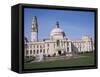 City Hall, Cardiff, Wales, United Kingdom-David Hunter-Framed Stretched Canvas