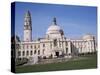 City Hall, Cardiff, Wales, United Kingdom-David Hunter-Stretched Canvas