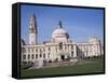 City Hall, Cardiff, Wales, United Kingdom-David Hunter-Framed Stretched Canvas