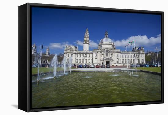 City Hall, Cardiff, Wales, United Kingdom-Billy Stock-Framed Stretched Canvas