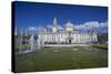 City Hall, Cardiff, Wales, United Kingdom-Billy Stock-Stretched Canvas