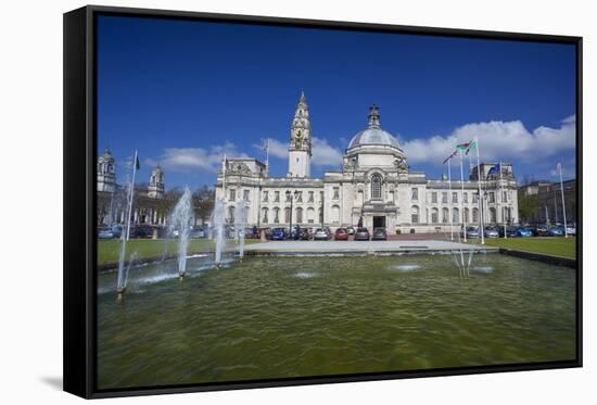 City Hall, Cardiff, Wales, United Kingdom-Billy Stock-Framed Stretched Canvas