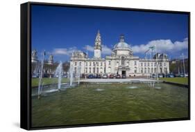 City Hall, Cardiff, Wales, United Kingdom-Billy Stock-Framed Stretched Canvas