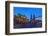 City Hall, Cathedral, Rathausplatz, Bremen, Germany, Europe-Chris Seba-Framed Photographic Print