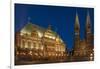 City Hall, Cathedral, Rathausplatz, Bremen, Germany, Europe-Chris Seba-Framed Photographic Print