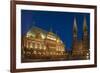 City Hall, Cathedral, Rathausplatz, Bremen, Germany, Europe-Chris Seba-Framed Photographic Print