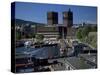 City Hall, Central Oslo, Oslo, Norway, Scandinavia-Gavin Hellier-Stretched Canvas