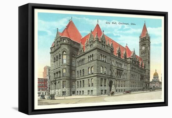 City Hall, Cincinnati, Ohio-null-Framed Stretched Canvas
