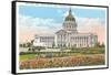 City Hall, Civic Center, San Francisco, California-null-Framed Stretched Canvas