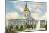 City, Hall, Civic Center, San Francisco, California-null-Mounted Art Print