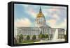 City, Hall, Civic Center, San Francisco, California-null-Framed Stretched Canvas