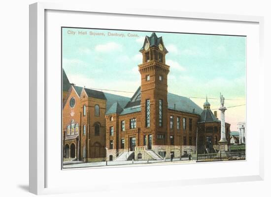 City Hall, Danbury, Connecticut-null-Framed Art Print