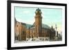 City Hall, Danbury, Connecticut-null-Framed Art Print