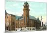 City Hall, Danbury, Connecticut-null-Mounted Art Print