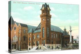 City Hall, Danbury, Connecticut-null-Stretched Canvas