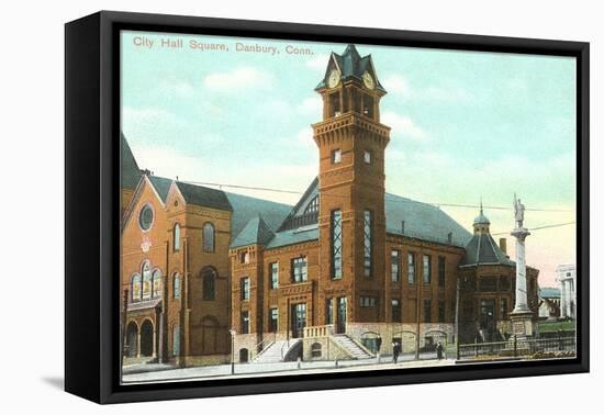 City Hall, Danbury, Connecticut-null-Framed Stretched Canvas