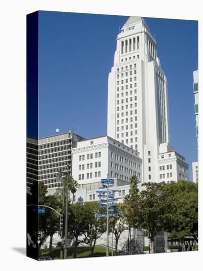 City Hall, Downtown, Los Angeles, California, USA-Ethel Davies-Stretched Canvas