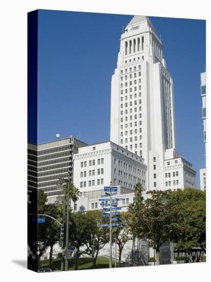 City Hall, Downtown, Los Angeles, California, USA-Ethel Davies-Stretched Canvas