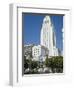 City Hall, Downtown, Los Angeles, California, USA-Ethel Davies-Framed Photographic Print